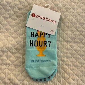 🍹Pure Barre Blue Happy Hour Socks